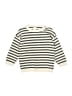 H&M 100% Cotton Stripes Ivory Pullover Sweater 9-12 MO / 12 MO - photo 1