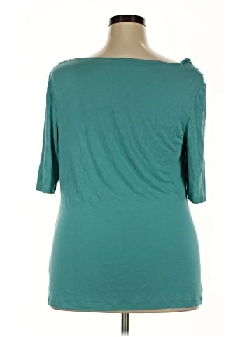 Lafayette 148 New York 3/4 Sleeve T-Shirt (view 2)