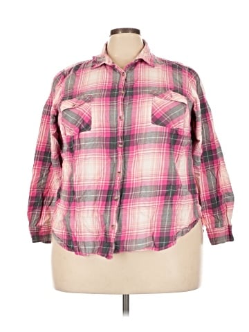 SONOMA life + style 3/4 Sleeve Button-Down Shirt (view 1)