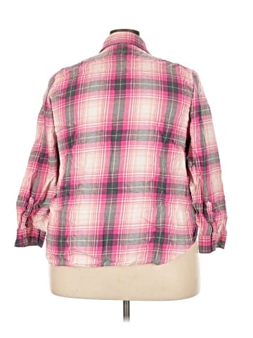 SONOMA life + style 3/4 Sleeve Button-Down Shirt (view 2)