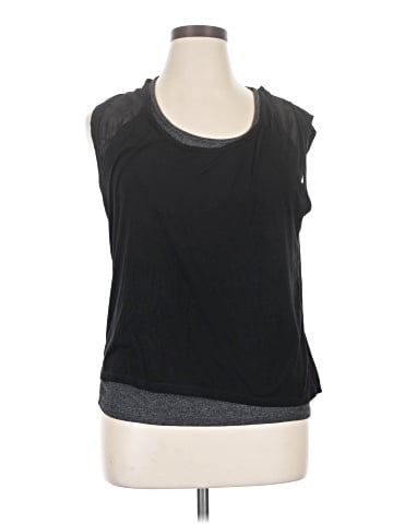 Tangerine Sleeveless T-Shirt (view 1)