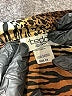 Teddi 100% Polyester Animal Print Brown Track Jacket Size 2X - photo 6