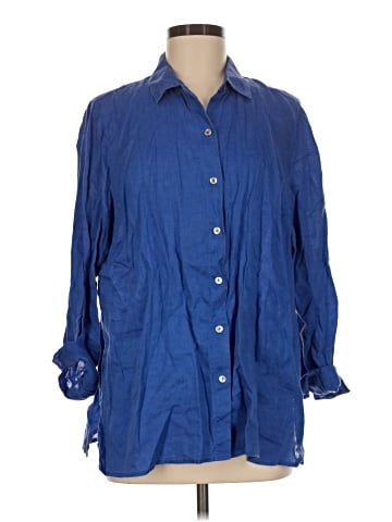 J.Jill 3/4 Sleeve Button-Down Shirt (view 1)