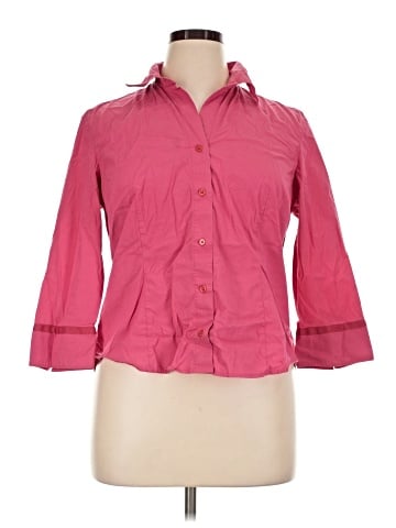 Van Heusen 3/4 Sleeve Button-Down Shirt (view 1)