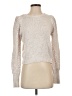 Steve Madden 100% Cotton Metallic Ivory Pullover Sweater Size S - photo 1
