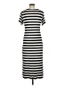 Unbranded Stripes Black Casual Dress Size M - photo 2