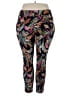 Terra & Sky Paisley Black Active Pants Size 2X - photo 1