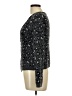 Ella Moss Animal Print Black Gray Cardigan Size L - photo 5