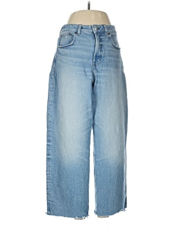 Madewell The Curvy Perfect Vintage Wide-Leg Crop Jean in Hallstead Wash (view 1)