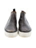 J/Slides 100% Leather Solid Gray Ankle Boots Size 8 1/2 - photo 2
