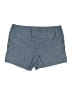 Merona 100% Cotton Chevron-herringbone Blue Shorts Size 14 - photo 2