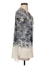 Bebe Animal Print Ivory Short Sleeve Blouse Size XS - photo 4
