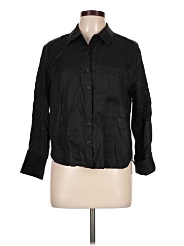 Saks Fifth Avenue 3/4 Sleeve Button-Down Shirt (view 1)