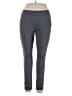 Xersion 100% Polyester Chevron-herringbone Gray Active Pants Size 18 - photo 1