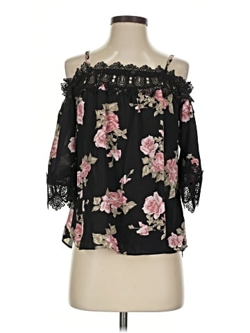 Iz Byer 3/4 Sleeve Blouse (view 1)