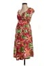 Everly Grey 100% Polyester Tropical Red Cocktail Dress Size S - photo 1