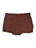Wildfox 100% Rayon Solid Brown Shorts Size XL - photo 1