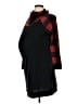 Pink Blush Plaid Black Turtleneck Sweater Size L - photo 1