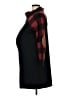 Pink Blush Plaid Black Turtleneck Sweater Size L - photo 5