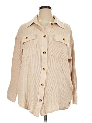 Terra & Sky Long Sleeve Button-Down Shirt (view 1)