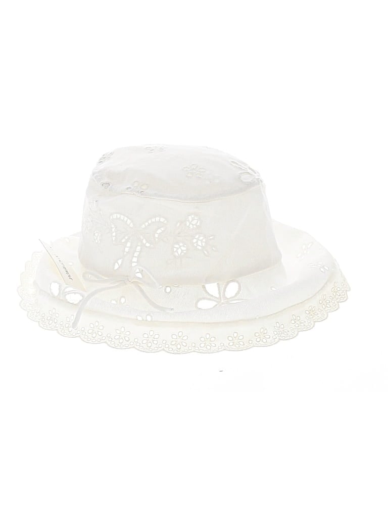 Pre-owned For Love & Lemons Sun Hat In Ivory