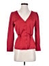 J.Crew 100% Polyester Red 3/4 Sleeve Blouse Size 2 - photo 1
