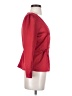 J.Crew 100% Polyester Red 3/4 Sleeve Blouse Size 2 - photo 4