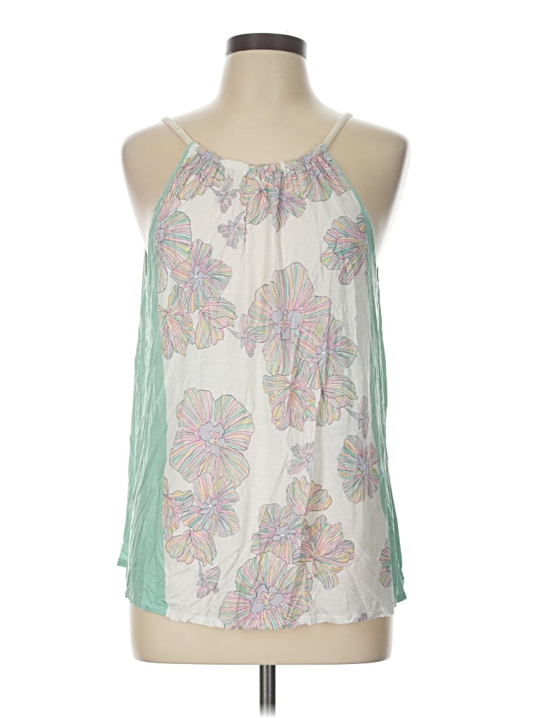 Pre-owned Deletta Sleeveless Blouse In Green