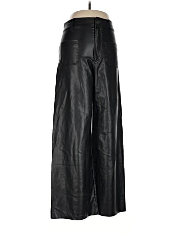 Zara Faux Leather Pants (view 1)