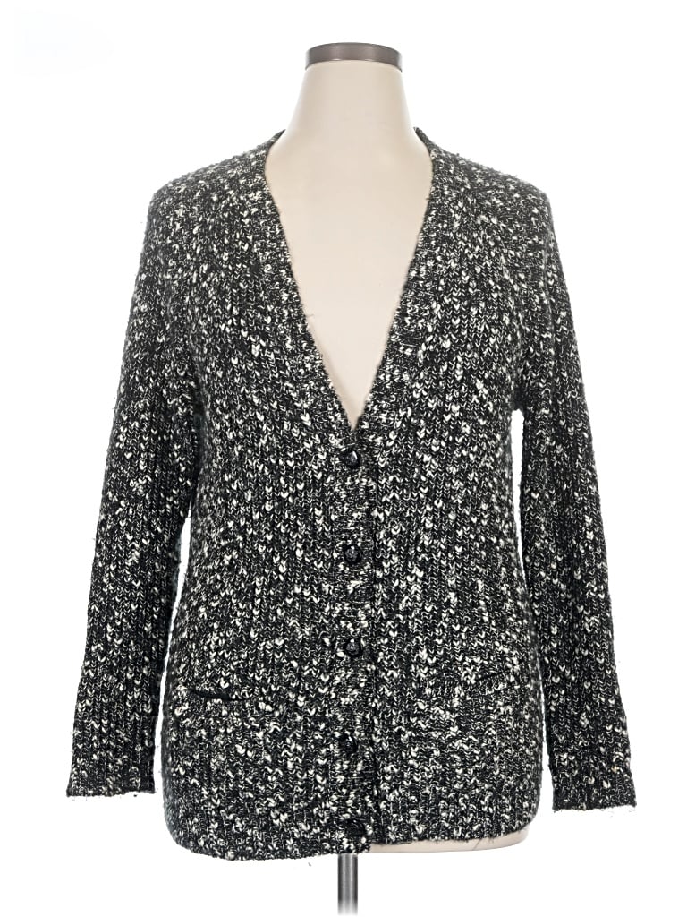 Pre-owned Forever 21 Cardigan Sweater In Black