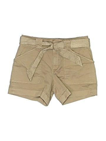 White House Black Market Khaki Shorts (view 1)
