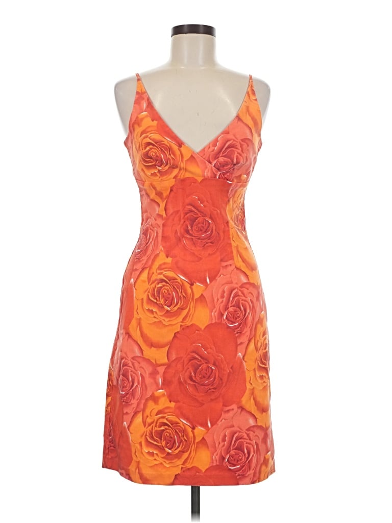 Pre-owned City Triangles Cocktail Dress In Orange