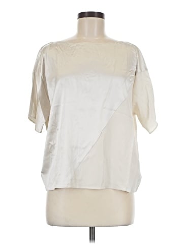 Eileen Fisher Short Sleeve Silk Top (view 1)