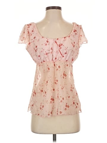 Charlotte Russe Short Sleeve Blouse (view 1)