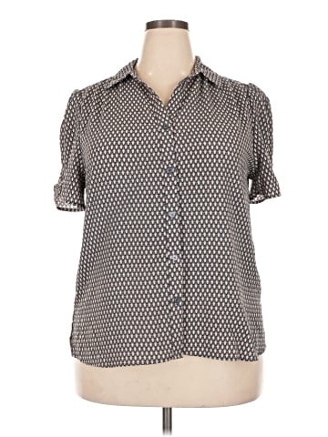 Adrianna Papell Short Sleeve Blouse (view 1)