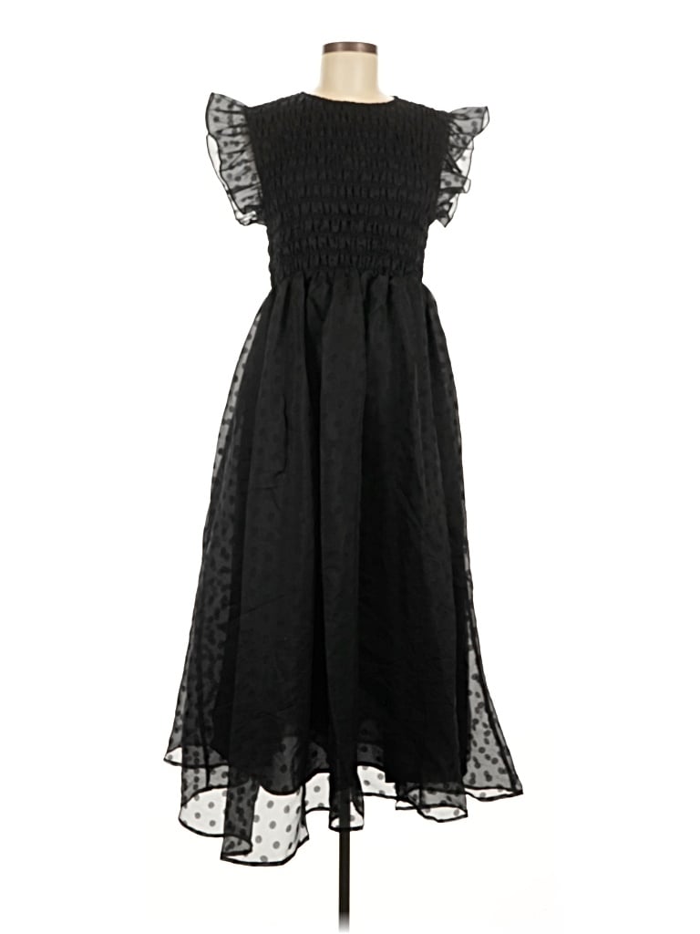 Pre-owned En Saison Cocktail Dress In Black