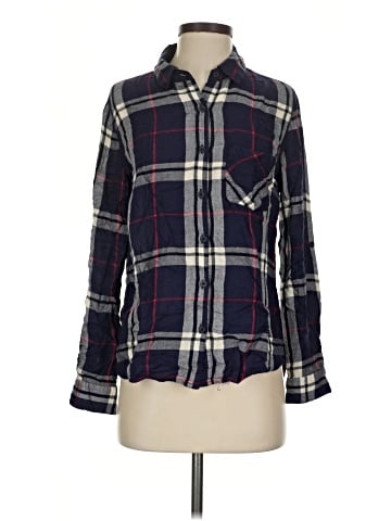Buttons Long Sleeve Button-Down Shirt (view 1)