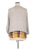 Zac & Rachel Plaid Gray Pullover Sweater Size XL - photo 2