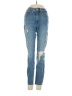 Lucky Brand Hearts Blue Jeans Size 00 - photo 1
