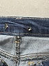 Unbranded Blue Denim Shorts Size 6 - photo 3