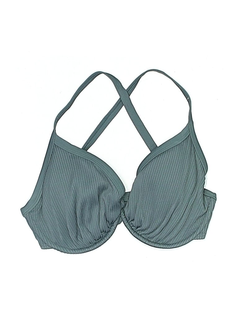 Pre-owned Skye Swimsuit Top Teal Swimwear
