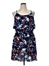 Elle 100% Polyester Floral Blue Casual Dress Size XL - photo 1