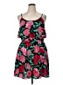 Elle 100% Polyester Floral Pink Cocktail Dress Size XL - photo 1