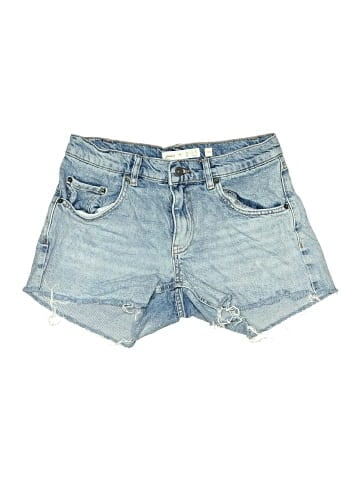Subdued Denim Shorts (view 1)