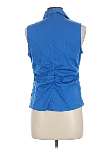 Express Design Studio Sleeveless Button-Down Shirt (view 2)