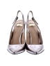 Marciano Metallic Silver Heels Size 7 1/2 - photo 2