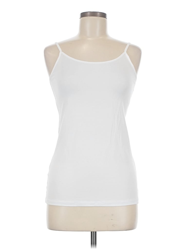 Pre-owned Felina Tank Top White Strapless Neckline Tops