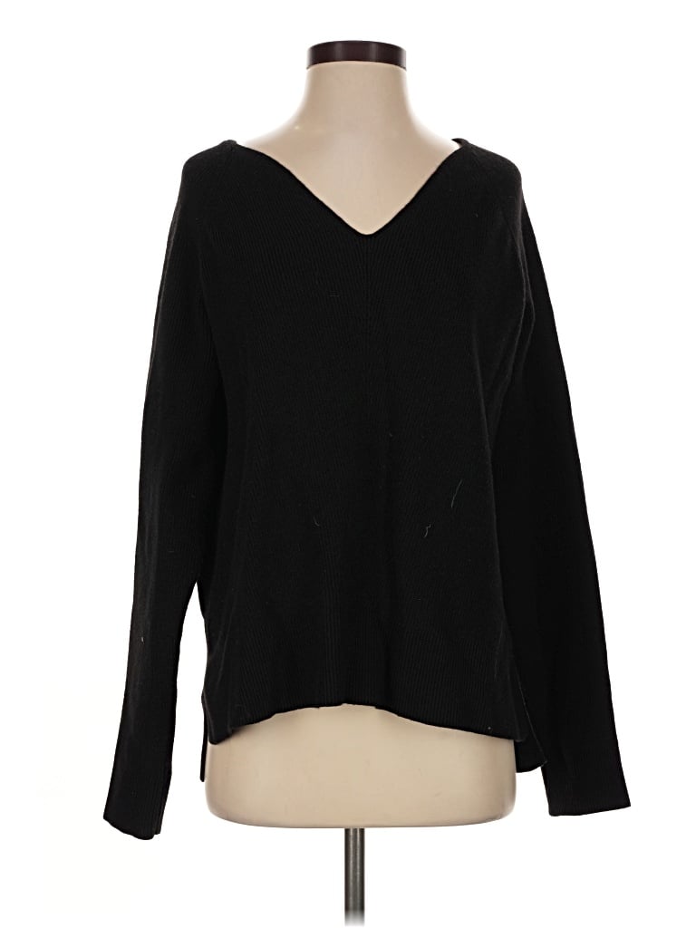 Pre-owned Halara Pullover Sweater In Black
