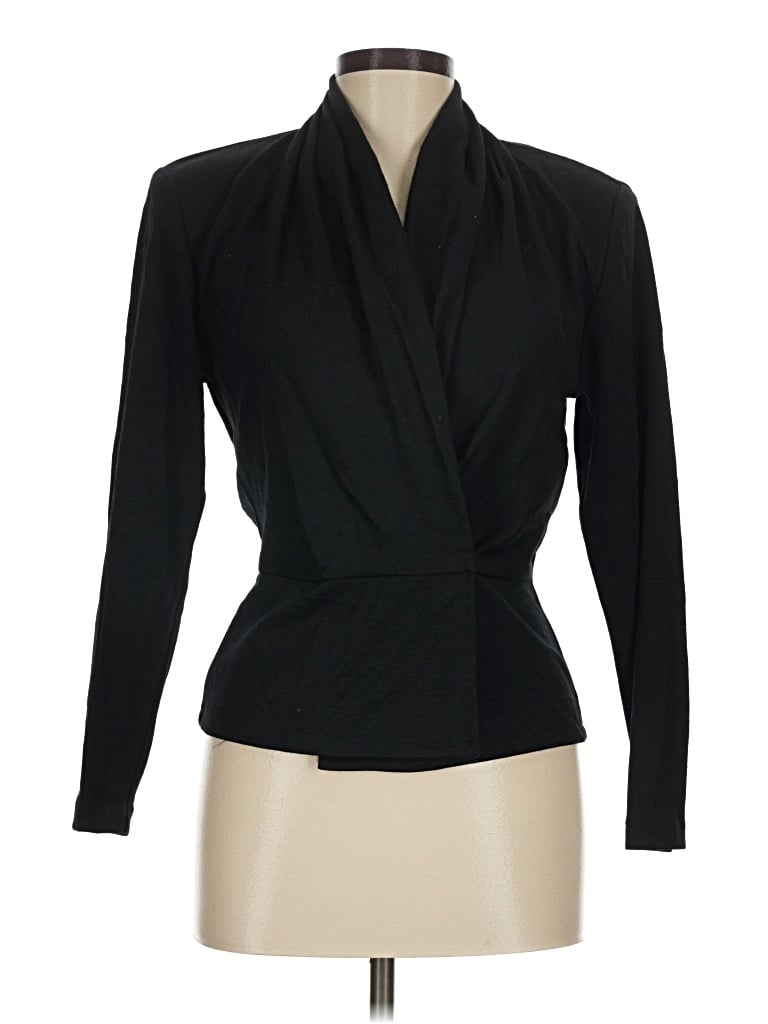 Pre-owned Assorted Brands Wool Blazer Jacket In Black