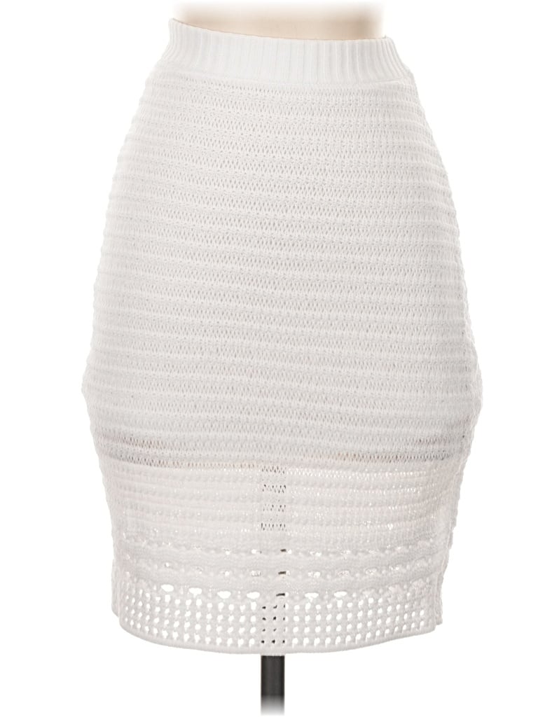 Express Casual Skirt In White